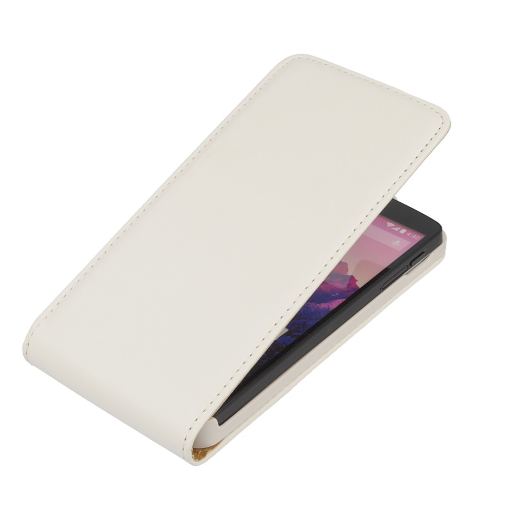 Pokrowiec z klapk na magnes Prestige Slim biay LG Nexus 5 / 2