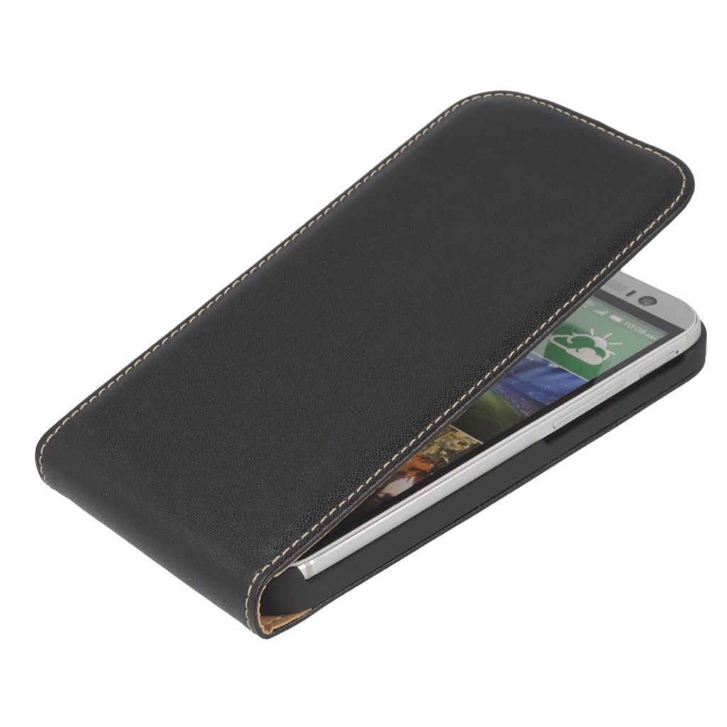 Pokrowiec z klapk na magnes Prestige Slim czarny HTC Desire 820 mini / 2
