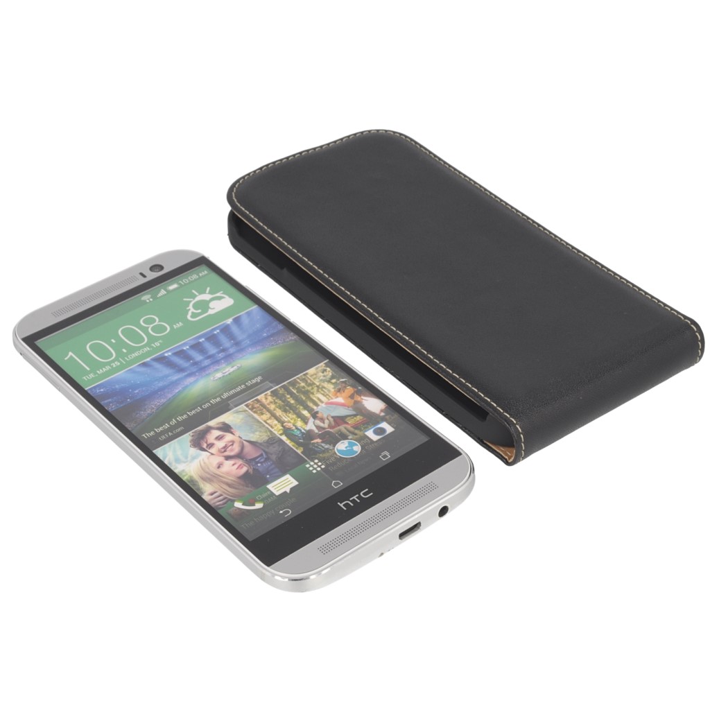 Pokrowiec z klapk na magnes Prestige Slim czarny HTC Desire 820 mini / 12