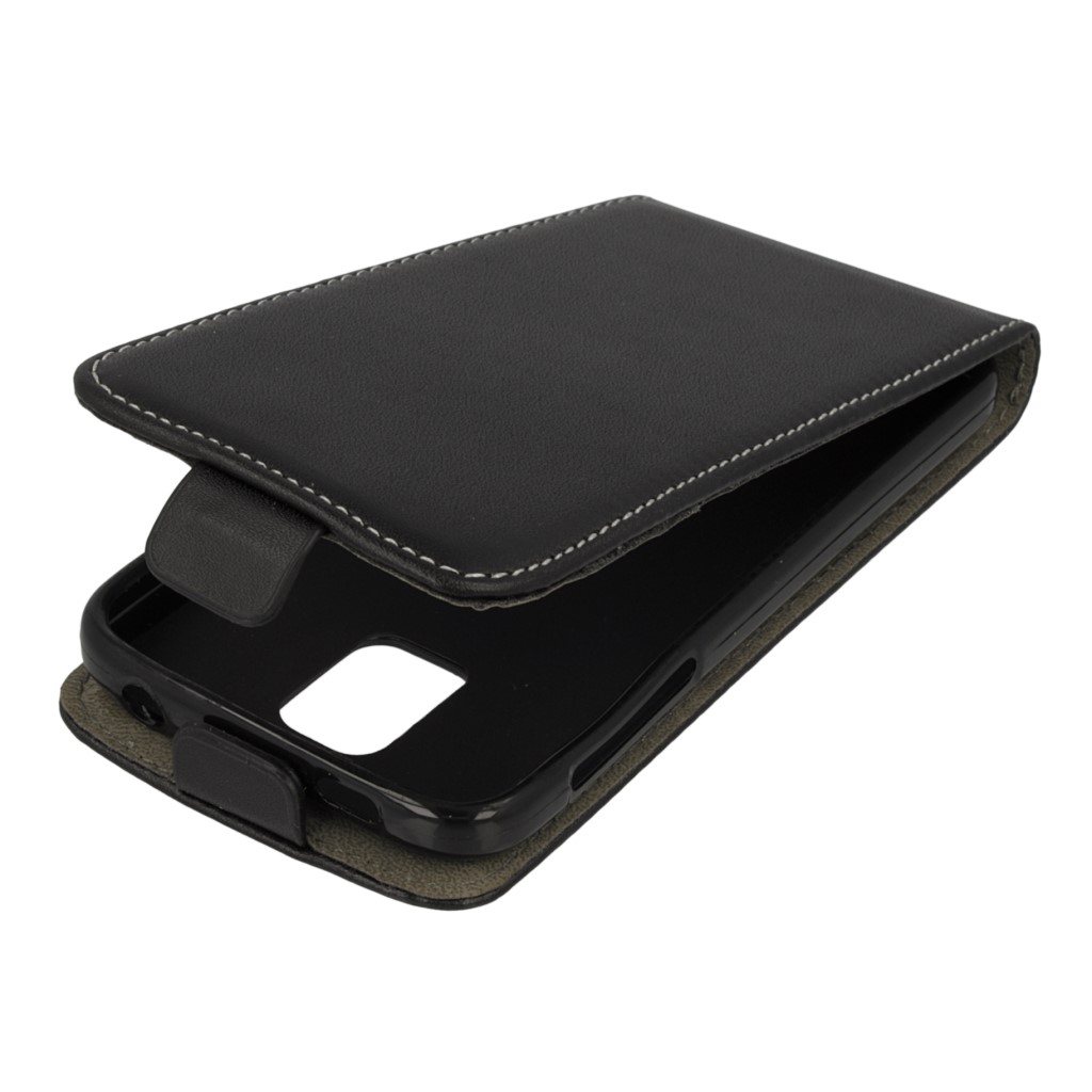 Pokrowiec z klapk na magnes Prestige Slim czarny SAMSUNG Galaxy Note 3 Neo