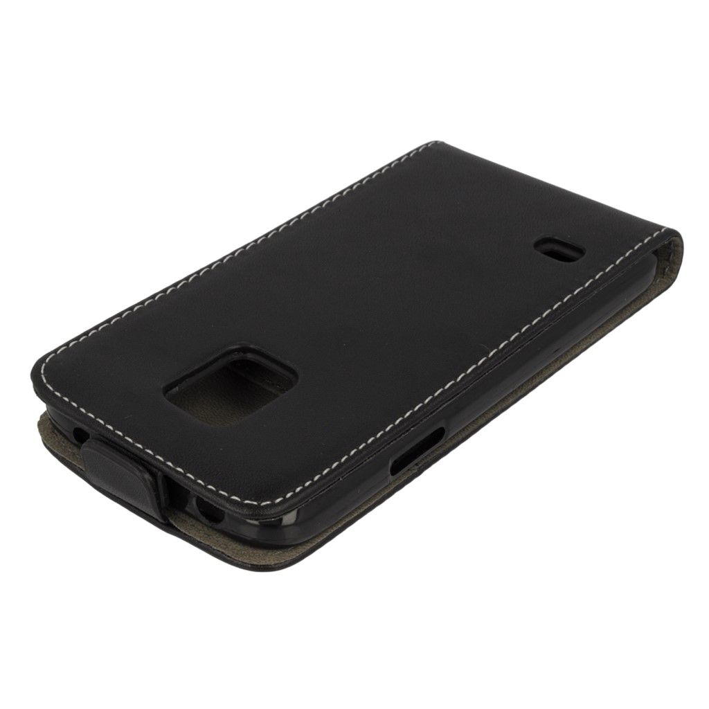 Pokrowiec z klapk na magnes Prestige Slim Flexi czarny SAMSUNG GT-i9505 Galaxy S IV / 3