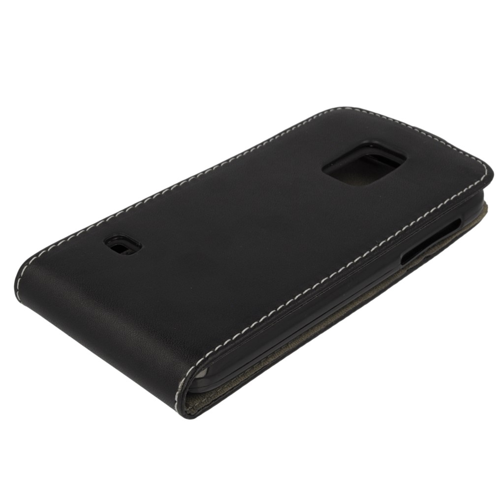 Pokrowiec z klapk na magnes Prestige Slim czarny SAMSUNG Galaxy Note 3 Neo / 4
