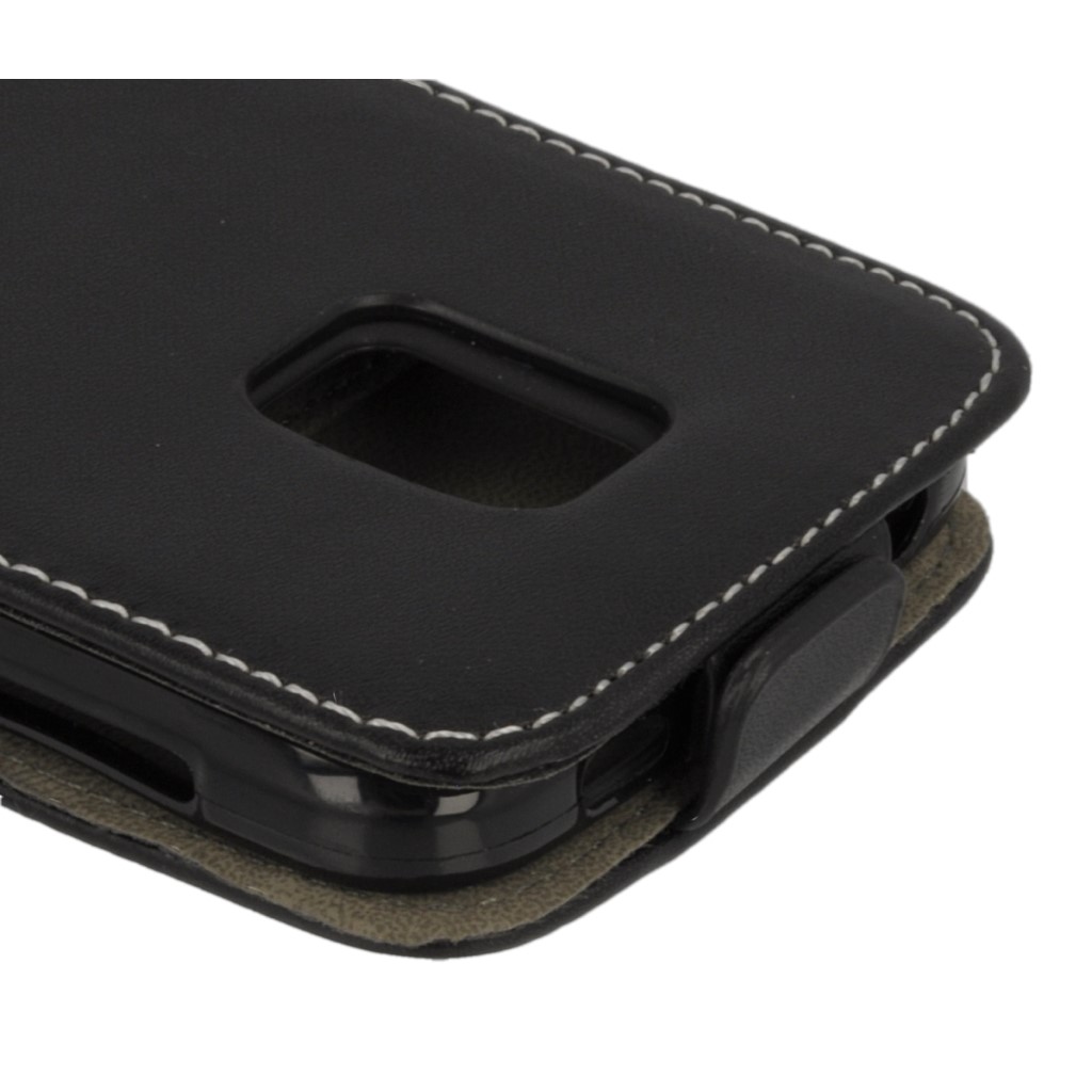 Pokrowiec z klapk na magnes Prestige Slim Flexi czarny SAMSUNG SM-G110 Galaxy Pocket 2 / 5