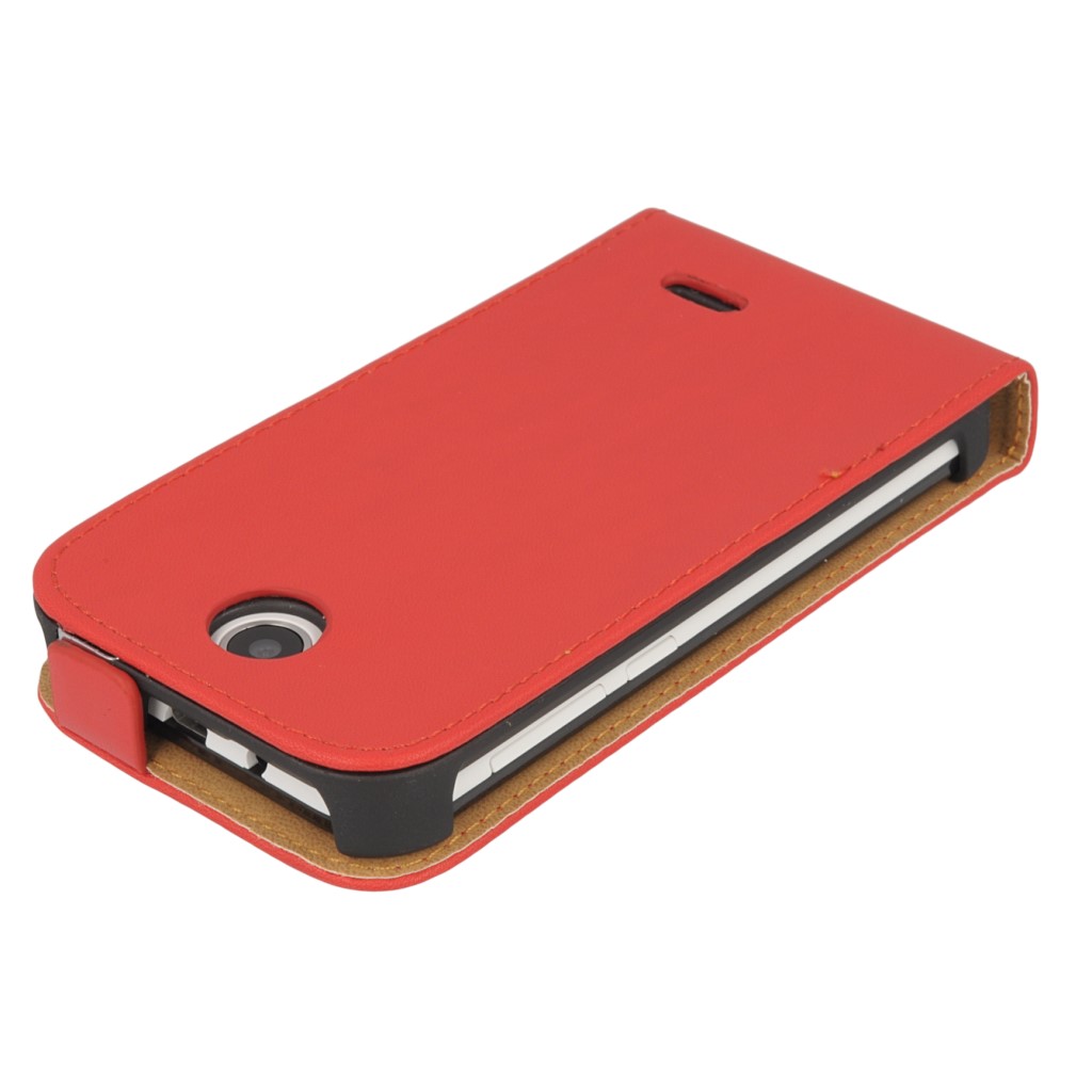 Pokrowiec z klapk na magnes Prestige Slim czerwony HTC Desire 310 / 5