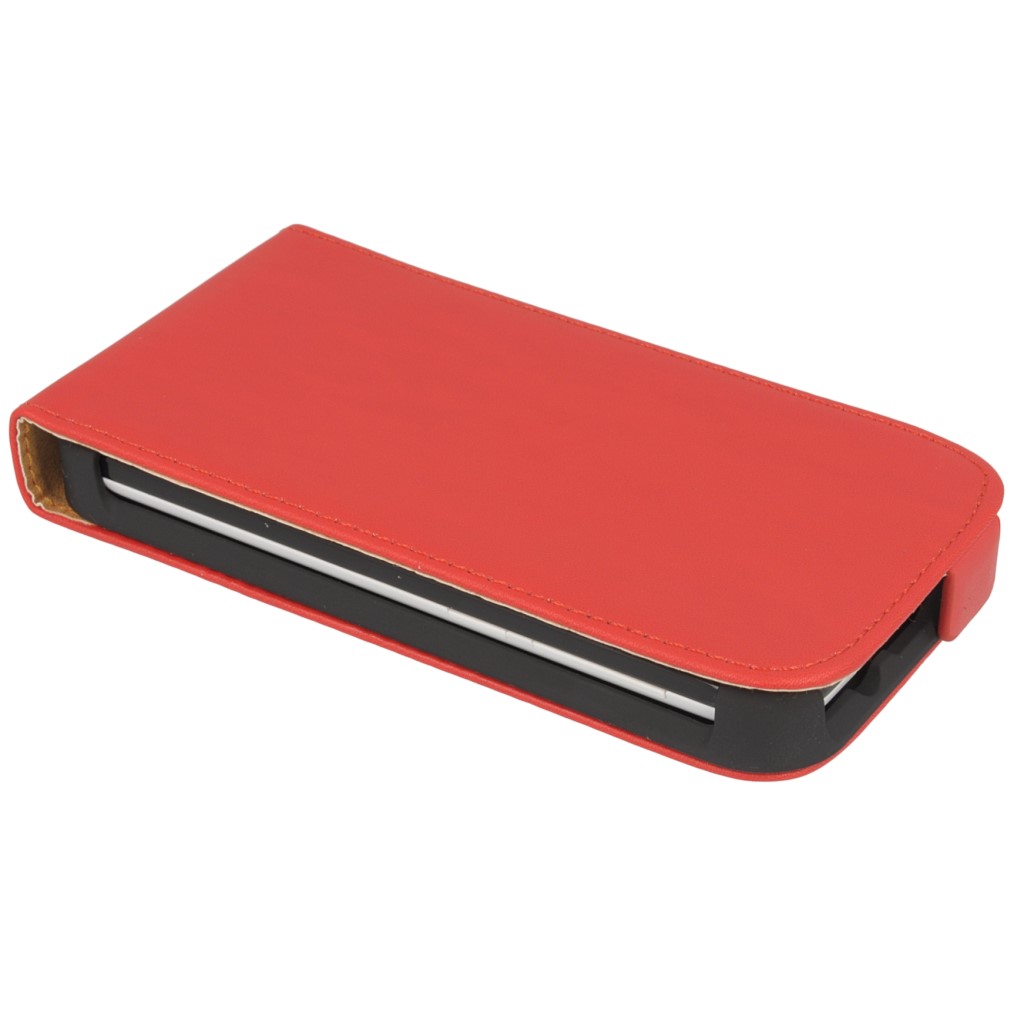Pokrowiec z klapk na magnes Prestige Slim czerwony HTC Desire 310 / 7