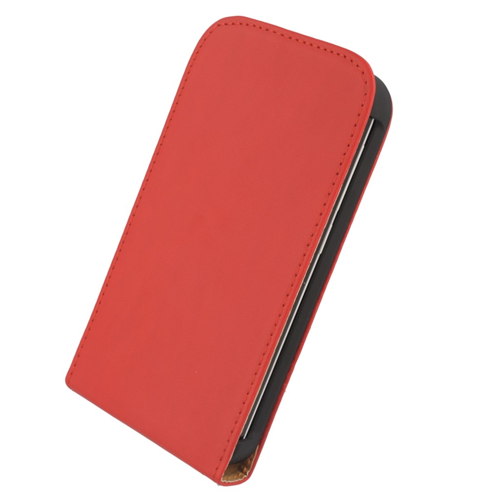 Pokrowiec z klapk na magnes Prestige Slim czerwony HTC Desire 310 / 3