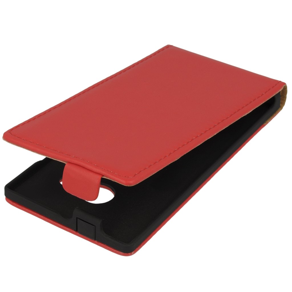 Pokrowiec z klapk na magnes Prestige Slim czerwony NOKIA Lumia 730