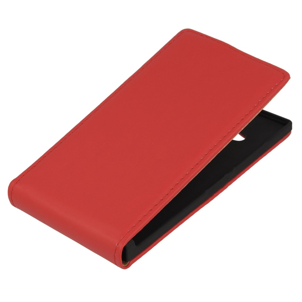 Pokrowiec z klapk na magnes Prestige Slim czerwony NOKIA Lumia 730 / 2