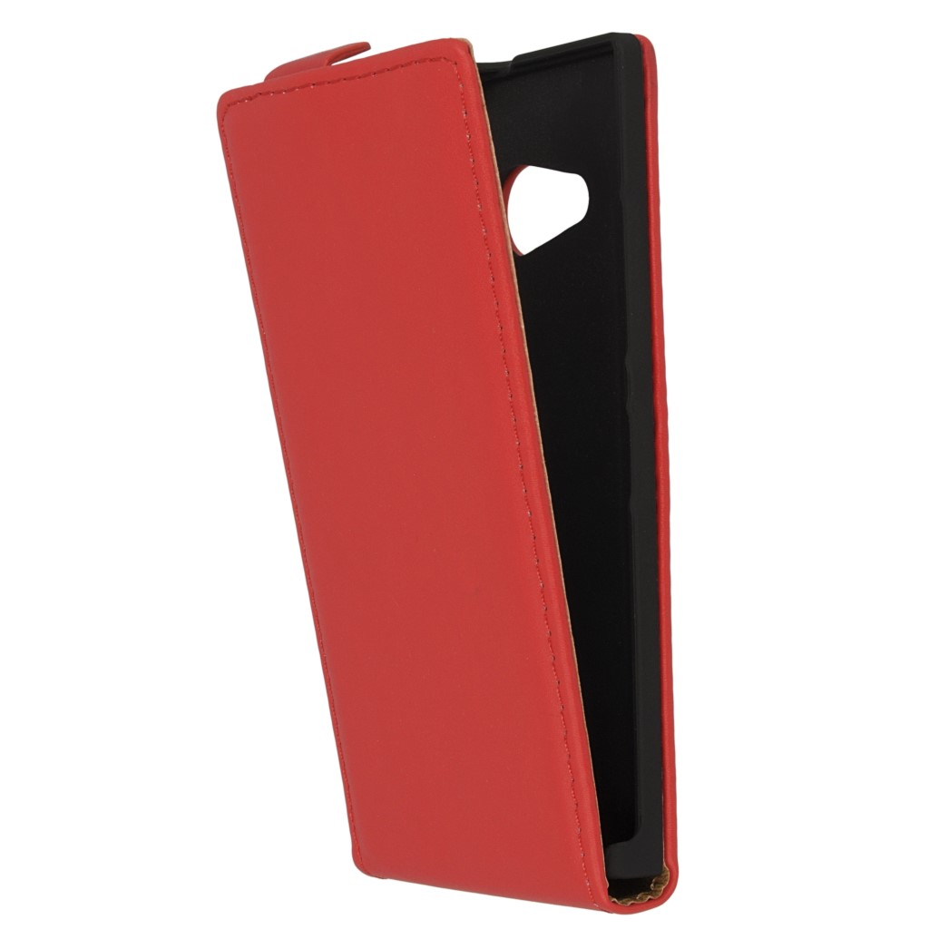Pokrowiec z klapk na magnes Prestige Slim czerwony NOKIA Lumia 730 / 10