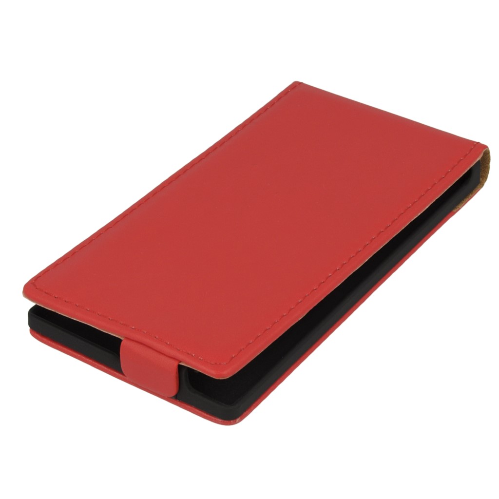 Pokrowiec z klapk na magnes Prestige Slim czerwony NOKIA Lumia 730 / 3