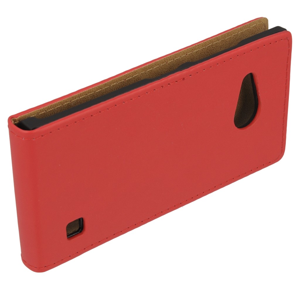 Pokrowiec z klapk na magnes Prestige Slim czerwony NOKIA Lumia 730 / 7
