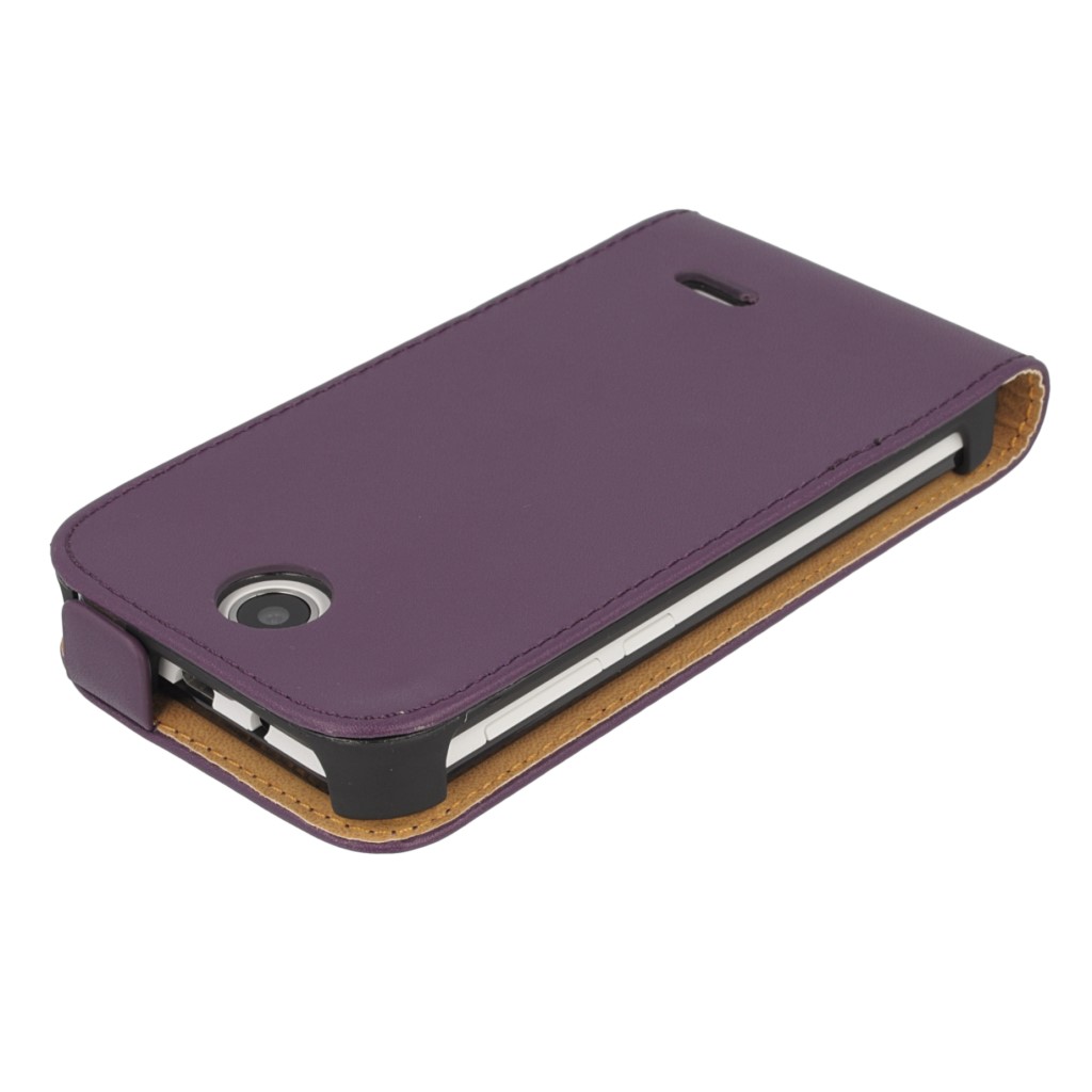 Pokrowiec z klapk na magnes Prestige Slim fioletowy HTC Desire 310 / 9