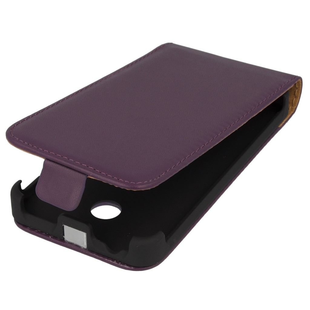 Pokrowiec z klapk na magnes Prestige Slim fioletowy NOKIA Lumia 530