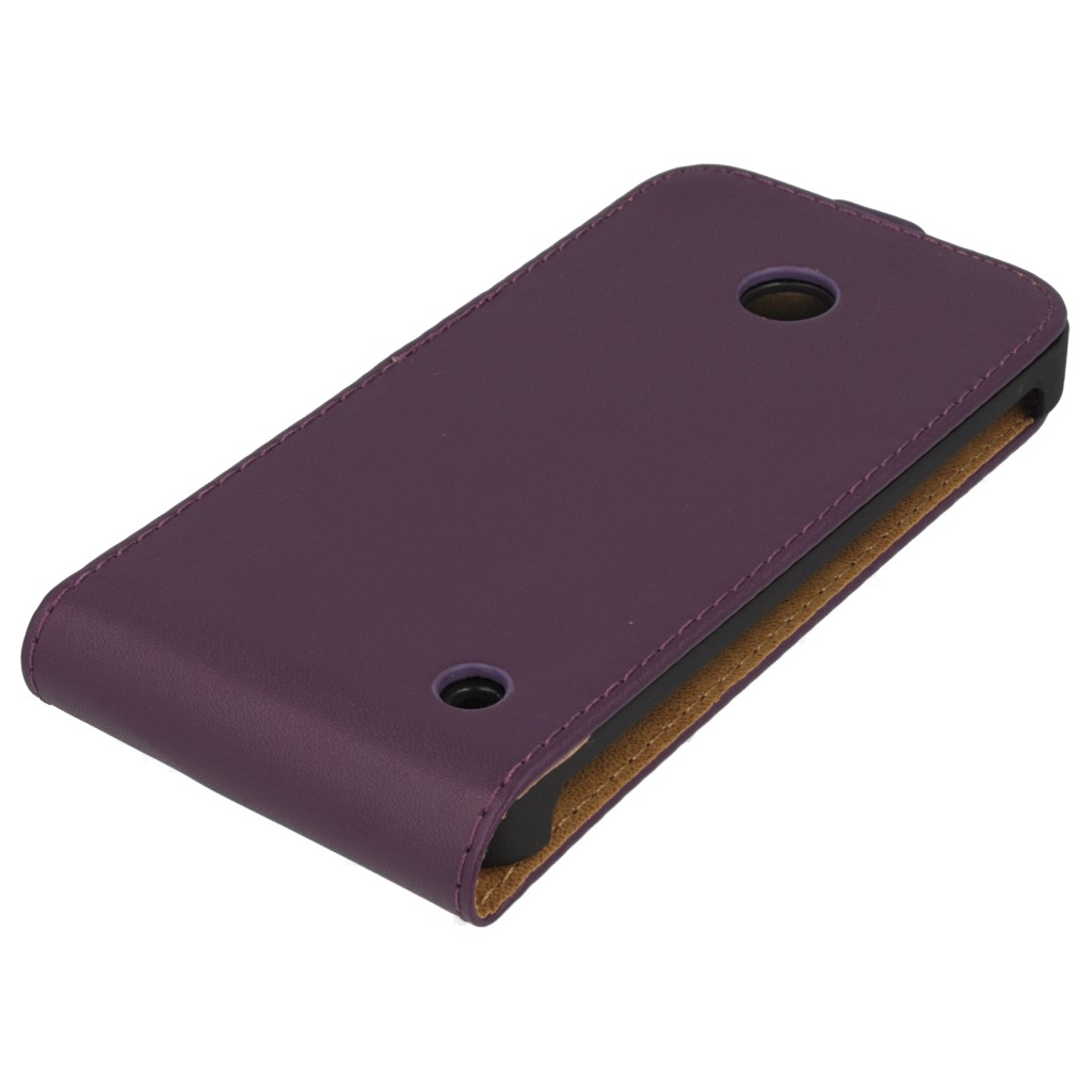 Pokrowiec z klapk na magnes Prestige Slim fioletowy NOKIA Lumia 530 / 5
