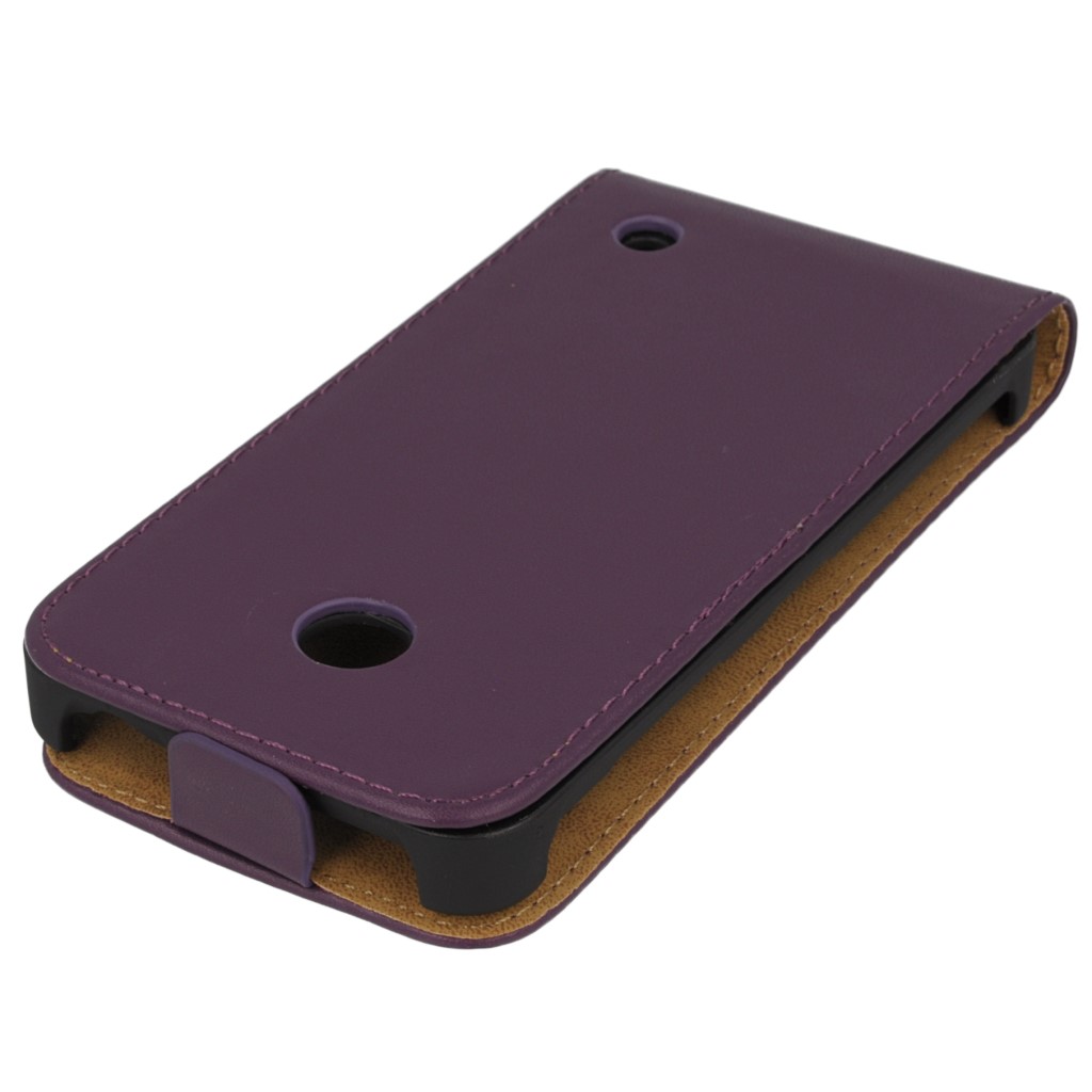 Pokrowiec z klapk na magnes Prestige Slim fioletowy NOKIA Lumia 530 / 4