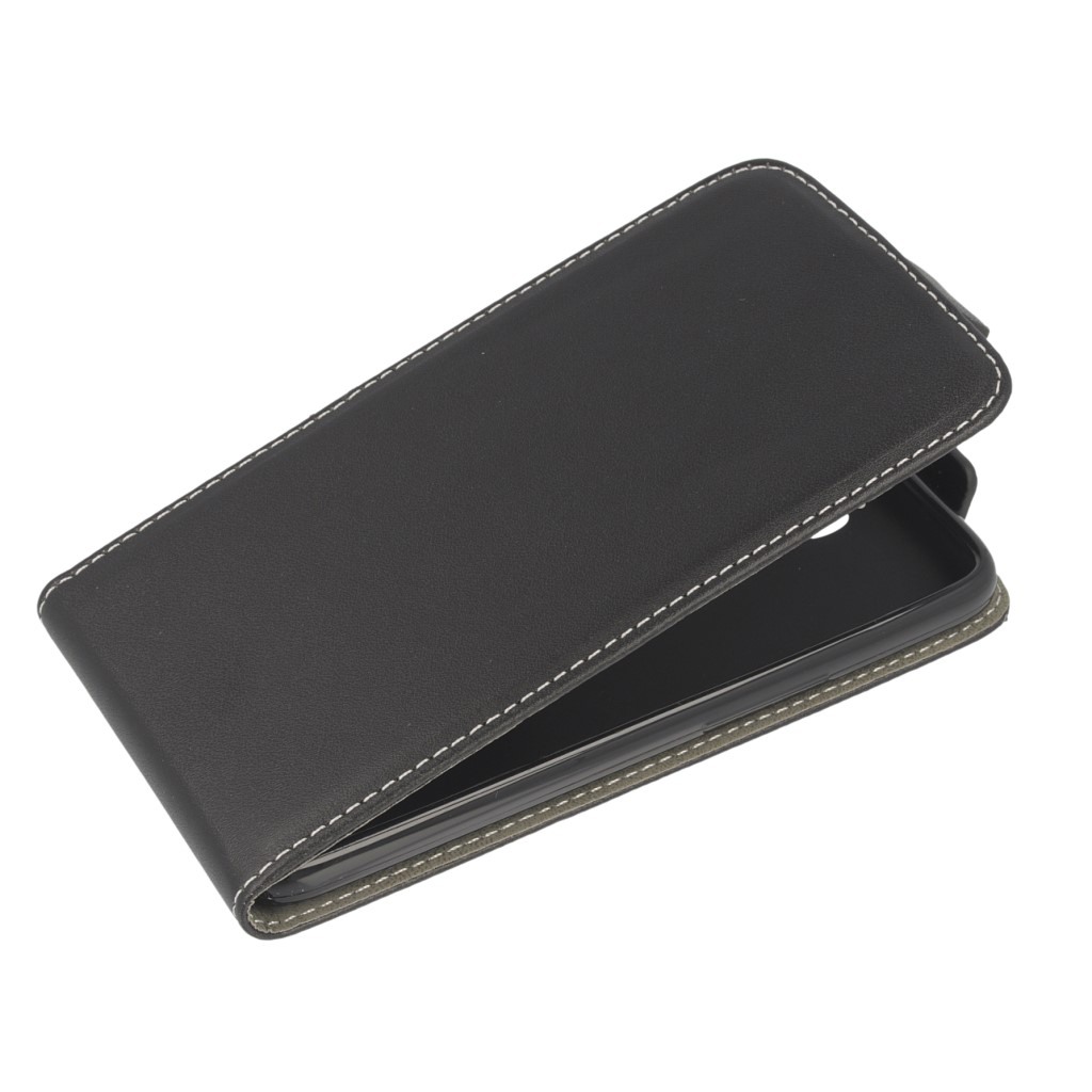 Pokrowiec z klapk na magnes Prestige Slim Flexi czarny ALCATEL One Touch Idol 2 mini S / 2