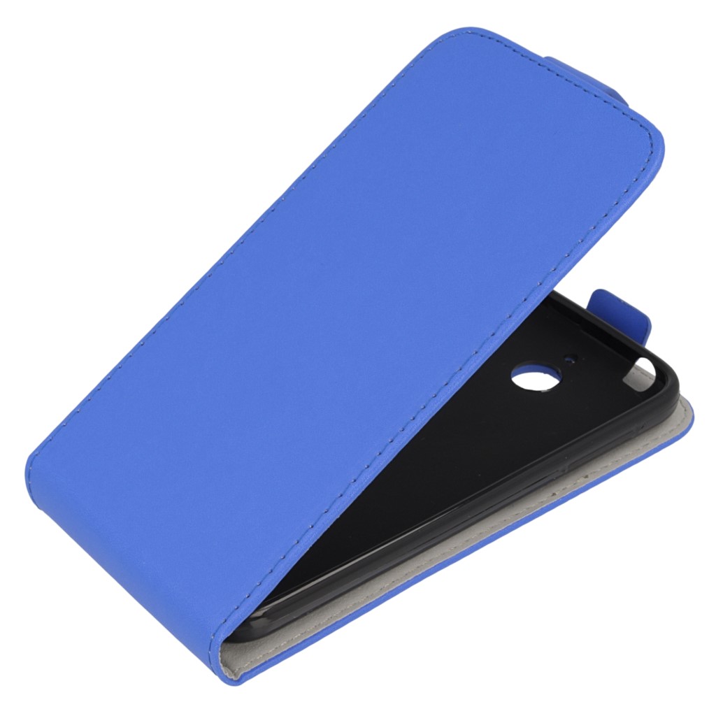 Pokrowiec z klapk na magnes Prestige Slim Flexi  niebieski HTC One E8 / 3