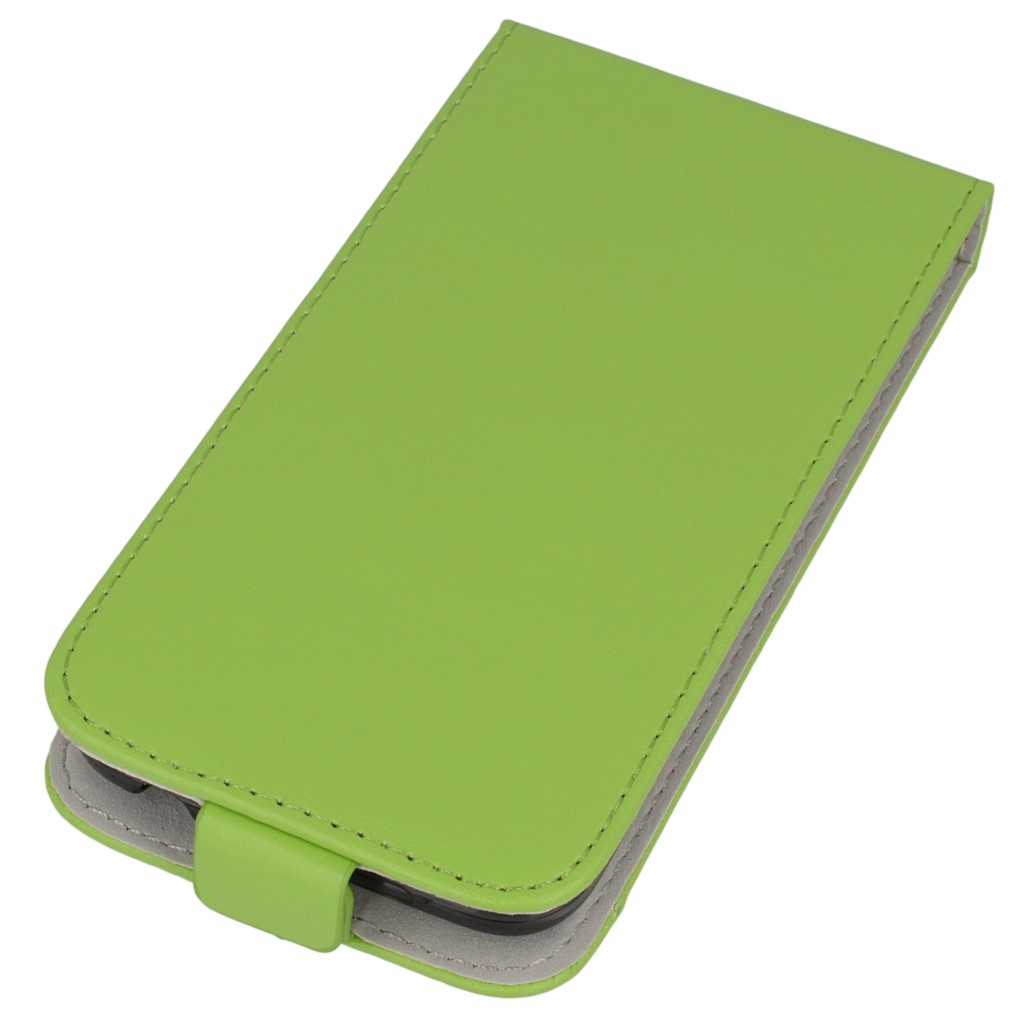 Pokrowiec z klapk na magnes Prestige Slim Flexi zielony HTC One E8