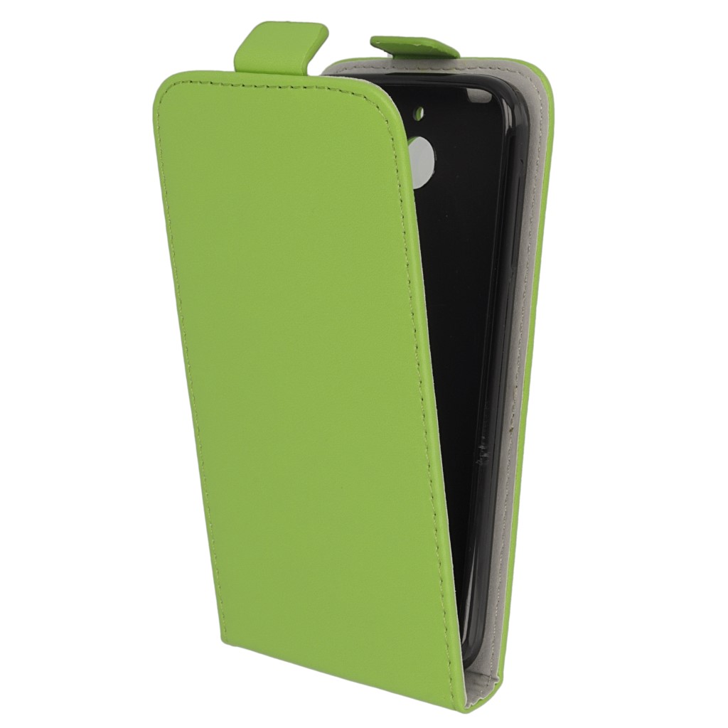 Pokrowiec z klapk na magnes Prestige Slim Flexi zielony HTC One E8 / 3