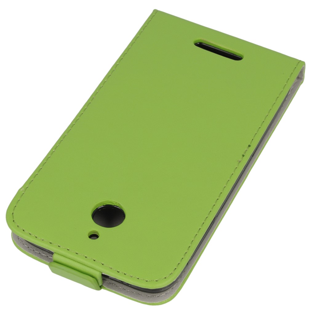 Pokrowiec z klapk na magnes Prestige Slim Flexi zielony HTC Desire 510 / 4