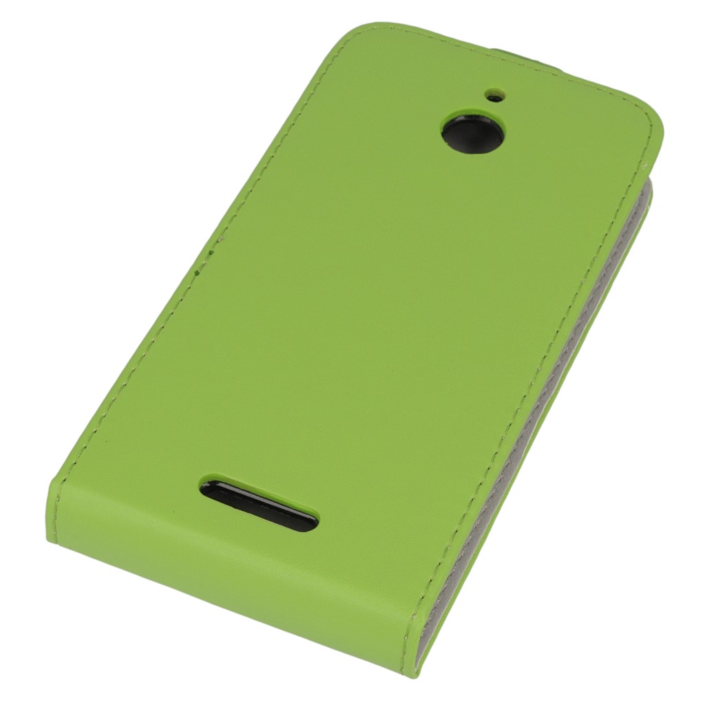 Pokrowiec z klapk na magnes Prestige Slim Flexi zielony HTC Desire 510 / 5