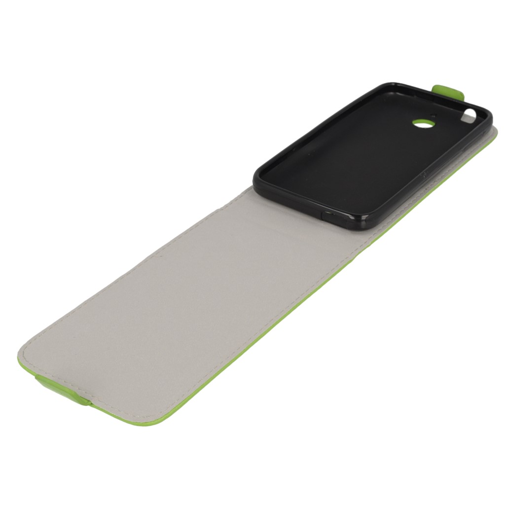 Pokrowiec z klapk na magnes Prestige Slim Flexi zielony HTC One E8 / 6