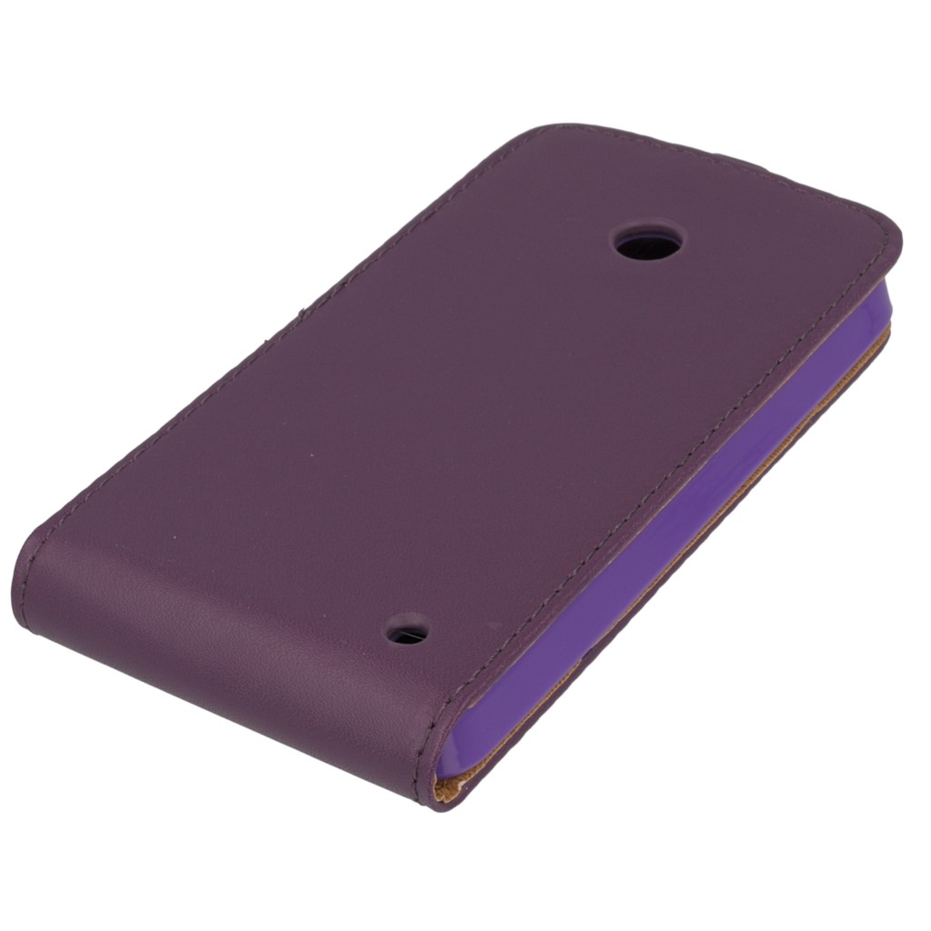 Pokrowiec z klapk na magnes Prestige Slim Flexi fioletowy myPhone Cube LTE / 5