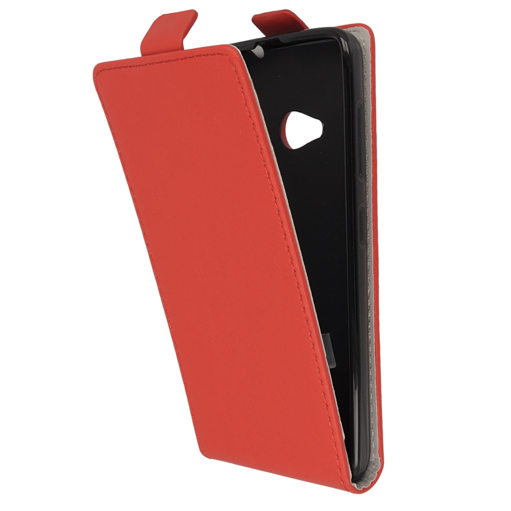 Pokrowiec z klapk na magnes Prestige Slim Flexi czerwony NOKIA Lumia 530 / 9