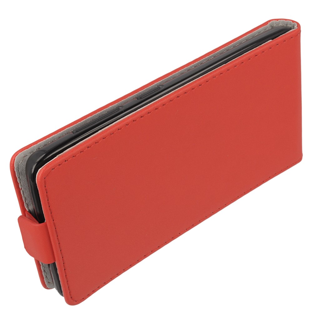 Pokrowiec z klapk na magnes Prestige Slim Flexi czerwony NOKIA Lumia 530 / 5