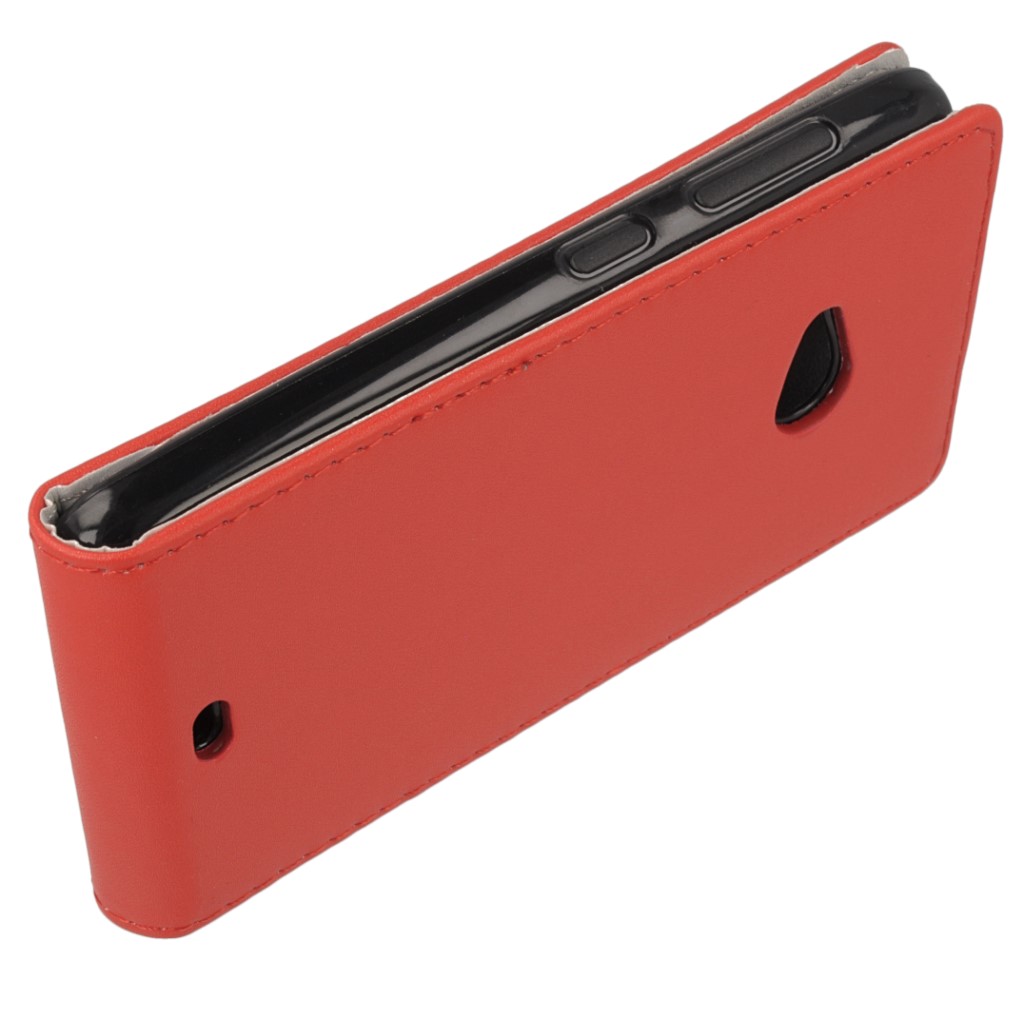Pokrowiec z klapk na magnes Prestige Slim Flexi czerwony NOKIA Lumia 735 / 6