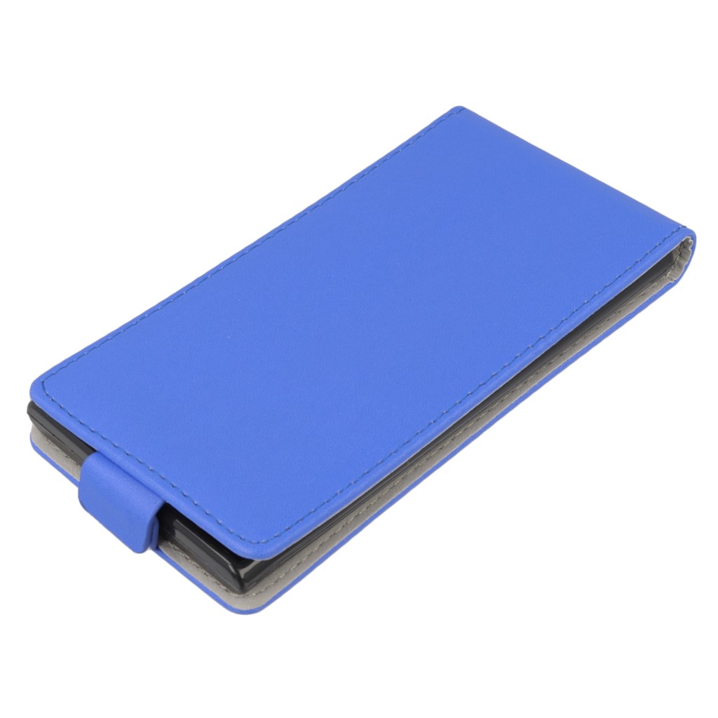 Pokrowiec z klapk na magnes Prestige Slim Flexi  niebieski NOKIA Lumia 730 / 3