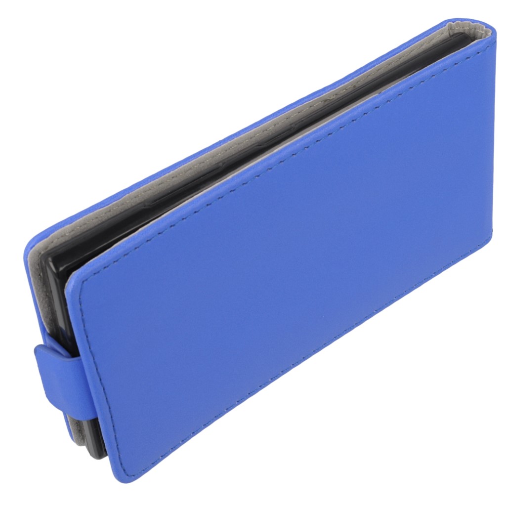 Pokrowiec z klapk na magnes Prestige Slim Flexi  niebieski NOKIA Lumia 730 / 7