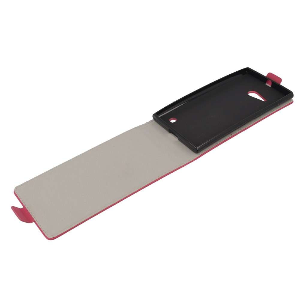 Pokrowiec z klapk na magnes Prestige Slim Flexi rowy NOKIA Lumia 530 / 9