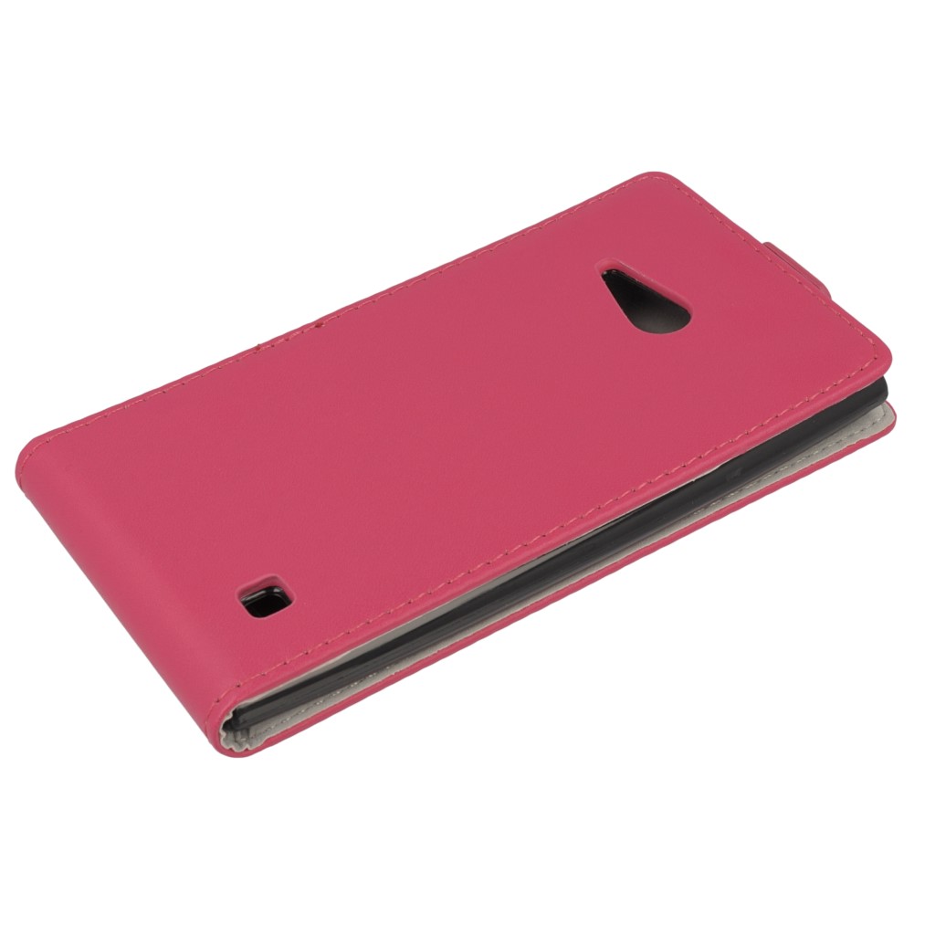 Pokrowiec z klapk na magnes Prestige Slim Flexi rowy NOKIA Lumia 530 / 4