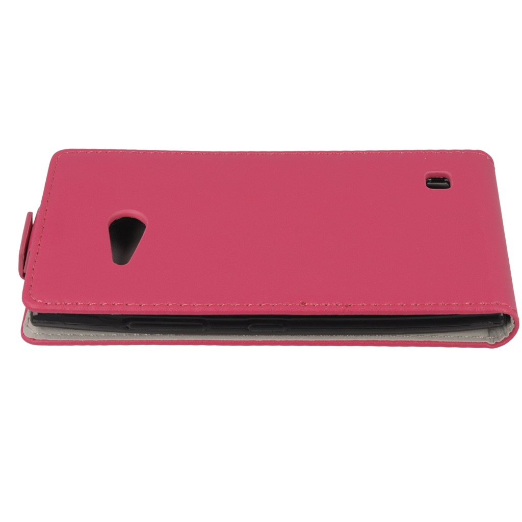 Pokrowiec z klapk na magnes Prestige Slim Flexi rowy NOKIA Lumia 730 / 7