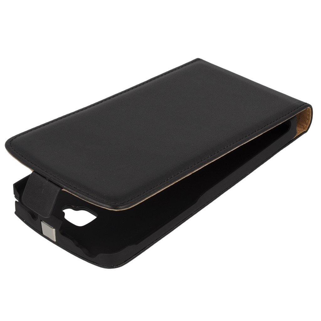 Pokrowiec z klapk na magnes Prestige Slim czarny LG G Pro Lite Dual D686