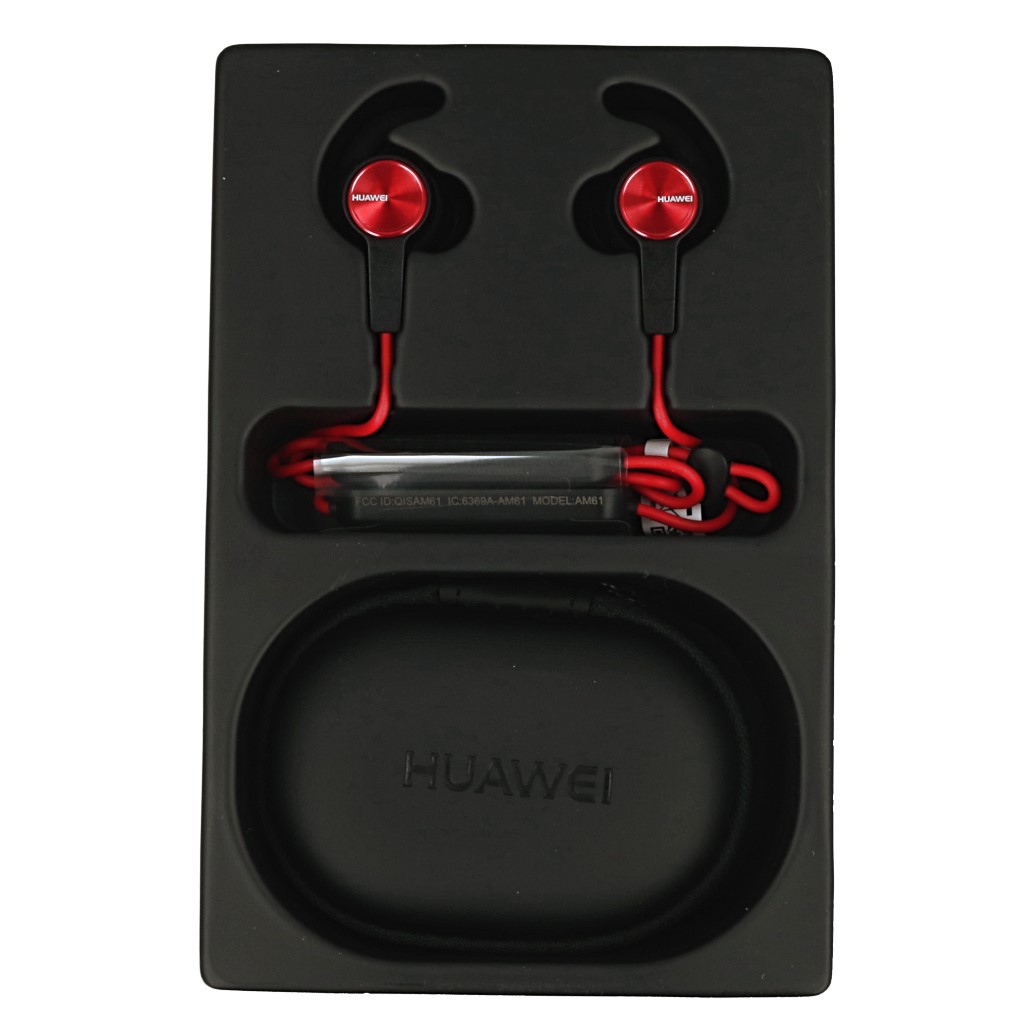 Suchawki sportowe Bluetooth Huawei AM61 czerwone ALCATEL A7 / 8