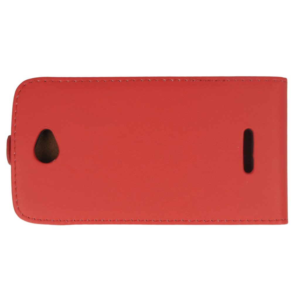 Pokrowiec z klapk na magnes Prestige Slim Flexi czerwony SONY Xperia E4 / 6