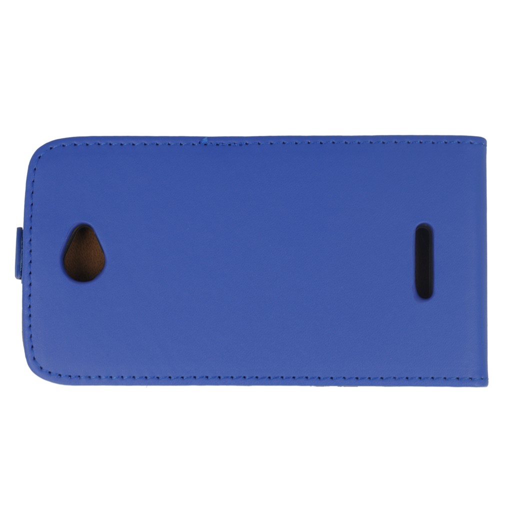 Pokrowiec z klapk na magnes Prestige Slim Flexi niebieski SONY Xperia E4 / 8