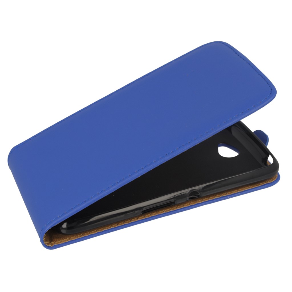 Pokrowiec z klapk na magnes Prestige Slim Flexi niebieski SONY Xperia E4 / 4