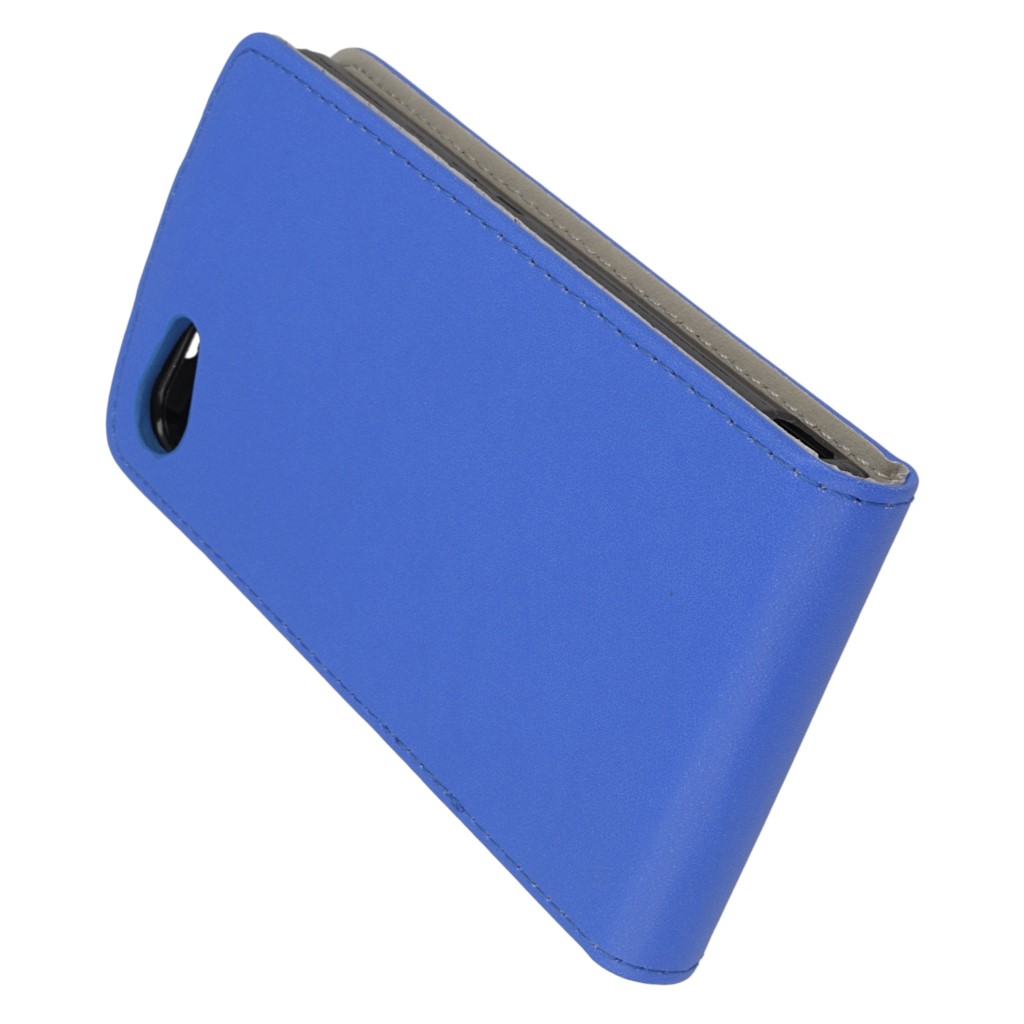 Pokrowiec z klapk na magnes Prestige Slim Flexi niebieski SONY Xperia Z5 Compact / 5