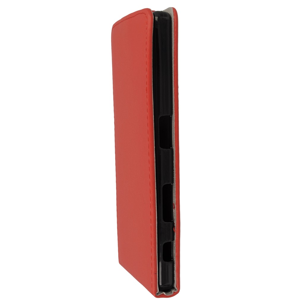 Pokrowiec z klapk na magnes Prestige Slim Flexi czerwony SONY Xperia Z5 / 6
