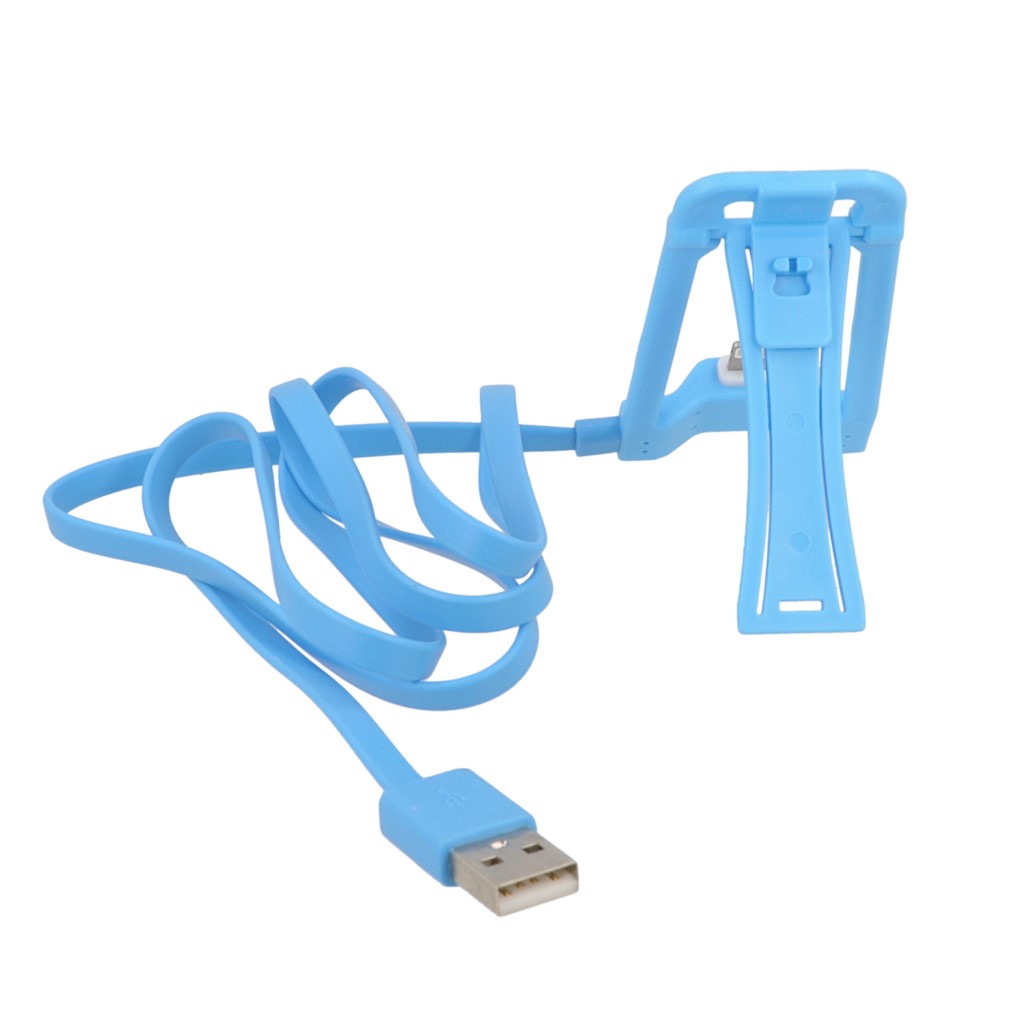Stacja dokujca podstawka Lightning USB niebieska / 4
