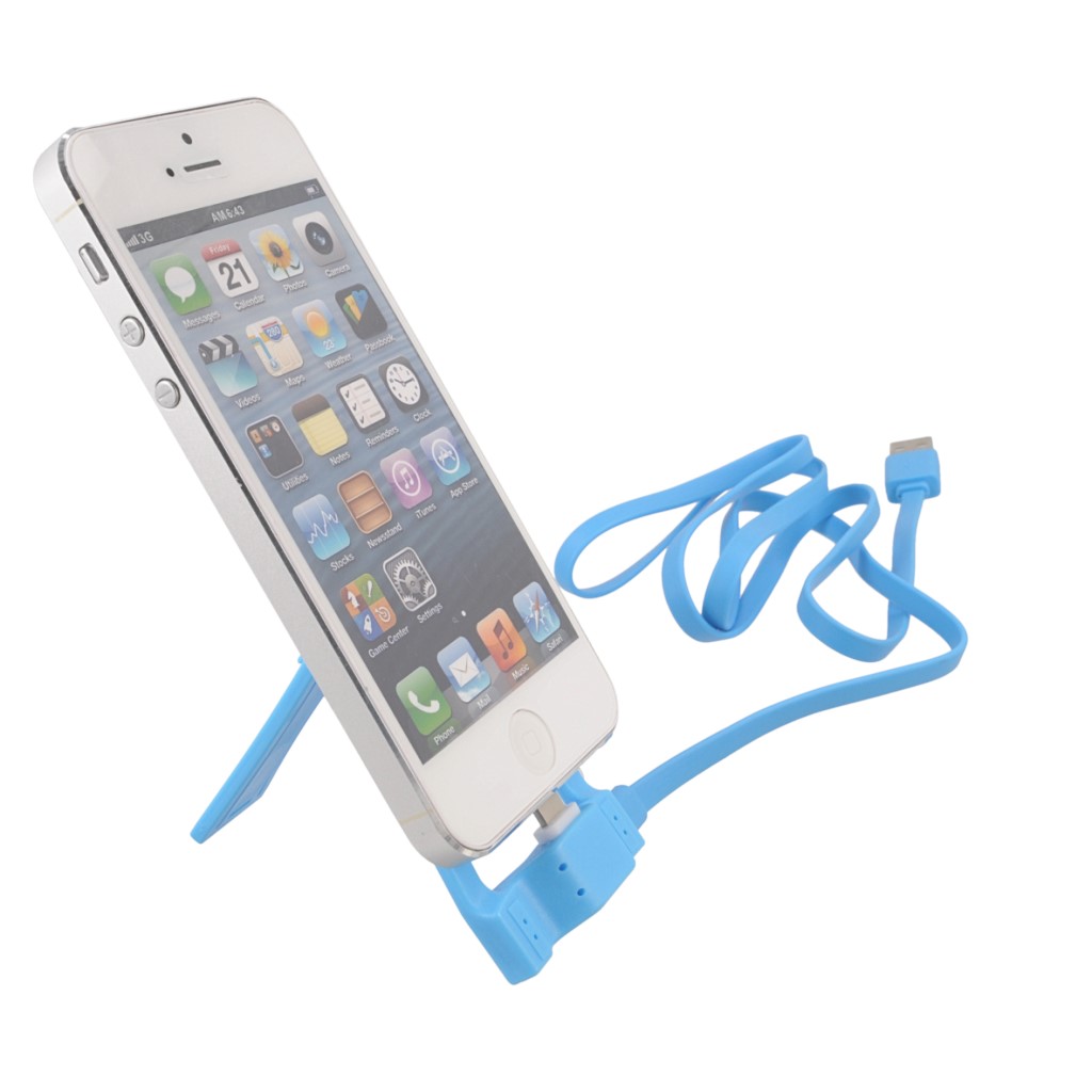 Stacja dokujca podstawka Lightning USB niebieska APPLE iPhone 12 Mini / 6