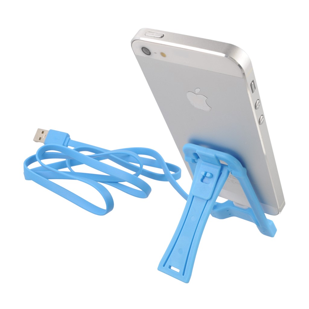 Stacja dokujca podstawka Lightning USB niebieska APPLE iPhone 12 Mini / 7