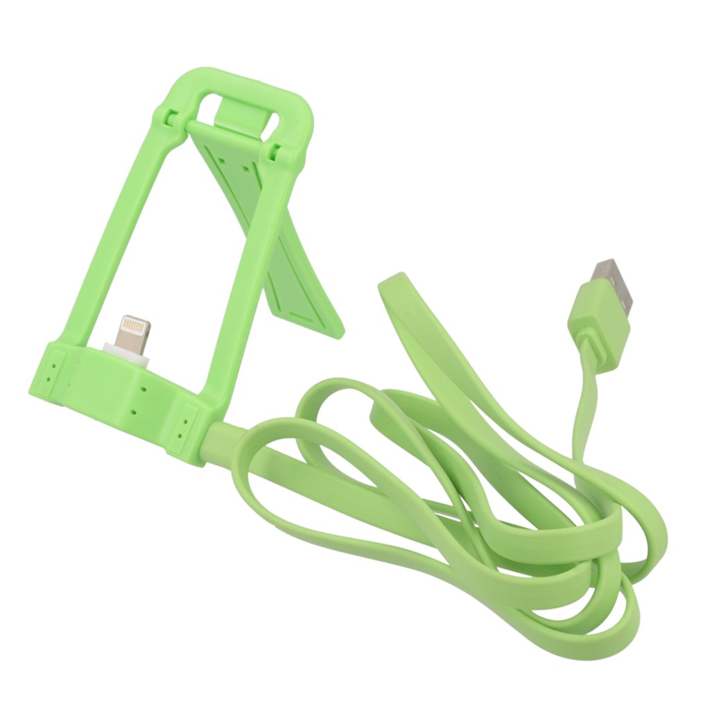Stacja dokujca podstawka Lightning USB zielona / 4
