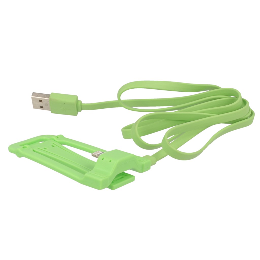 Stacja dokujca podstawka Lightning USB zielona / 5