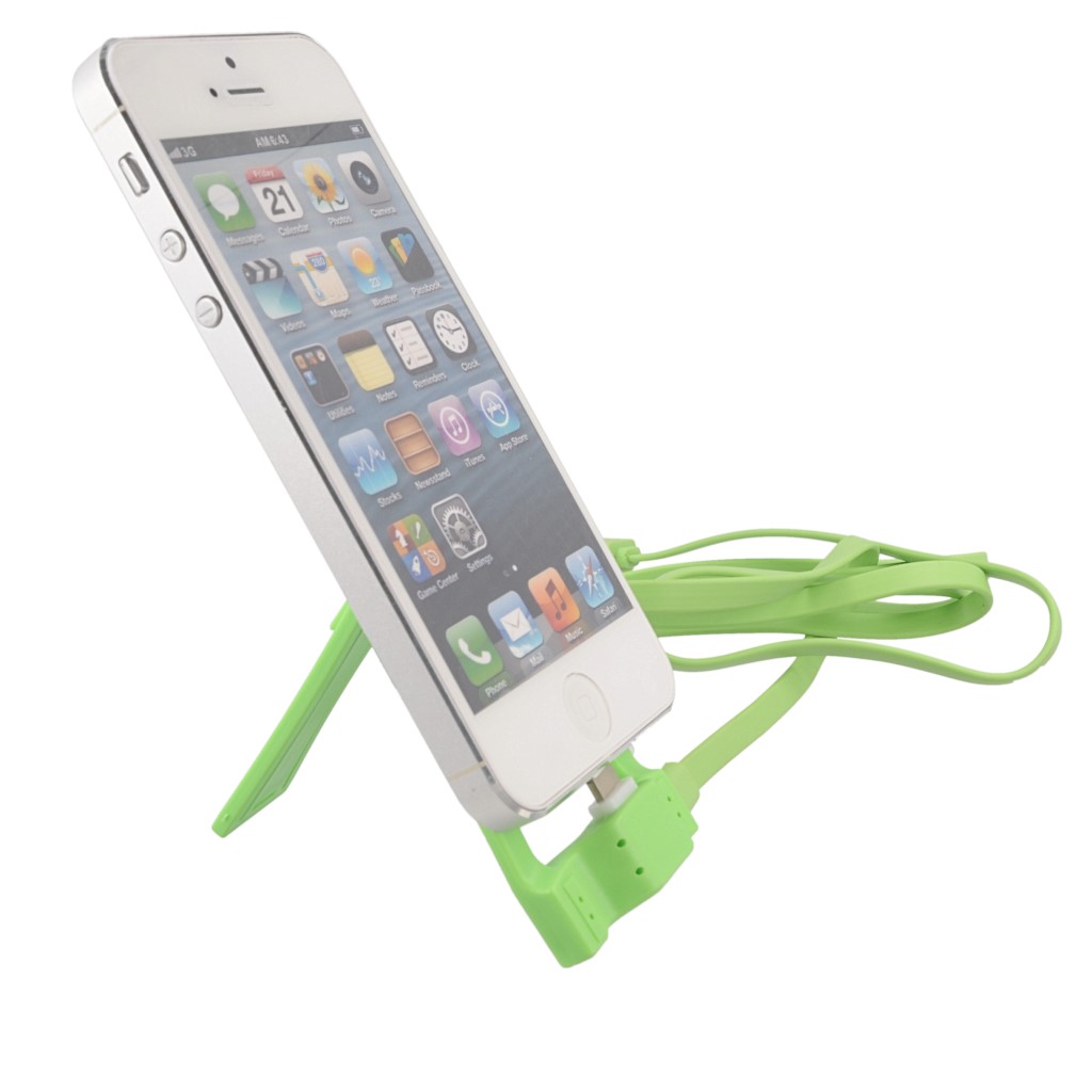 Stacja dokujca podstawka Lightning USB zielona APPLE iPhone 12 Mini / 6