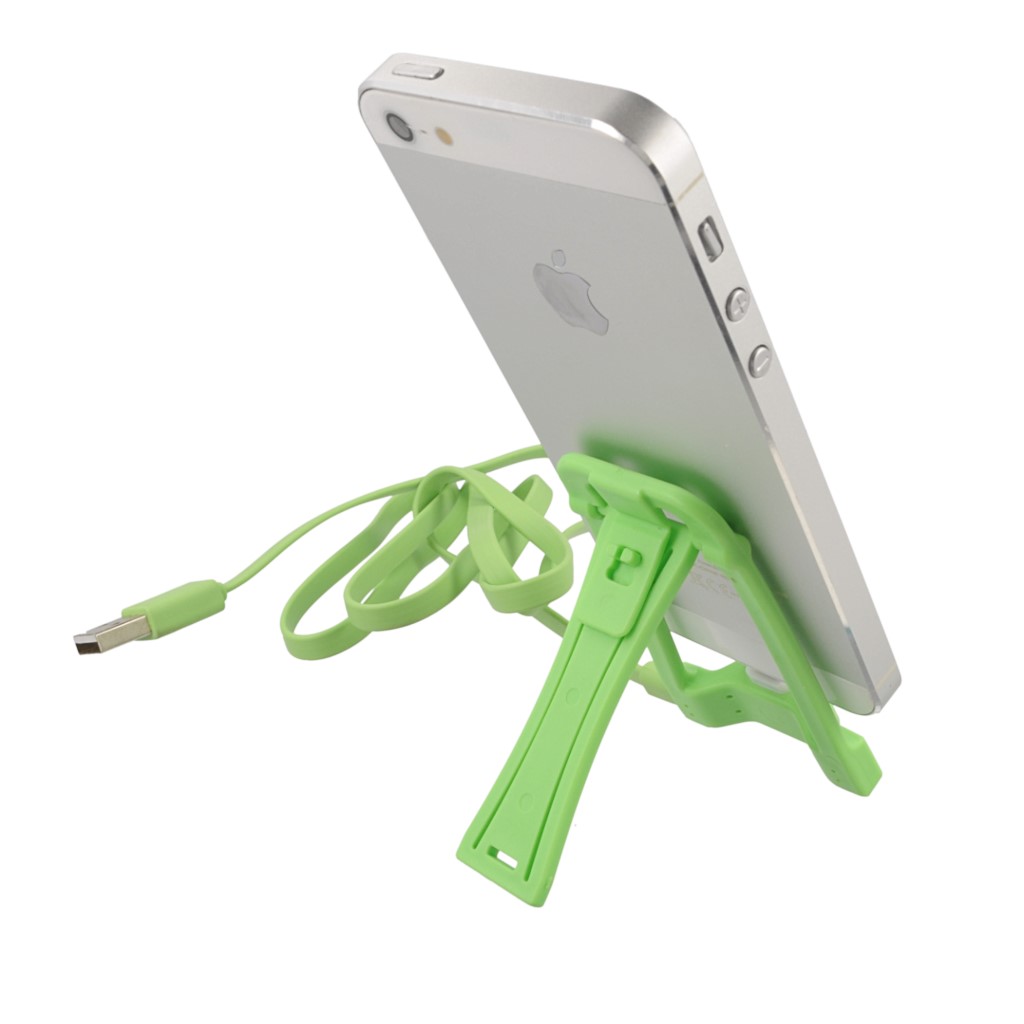 Stacja dokujca podstawka Lightning USB zielona APPLE iPhone 13 mini / 7