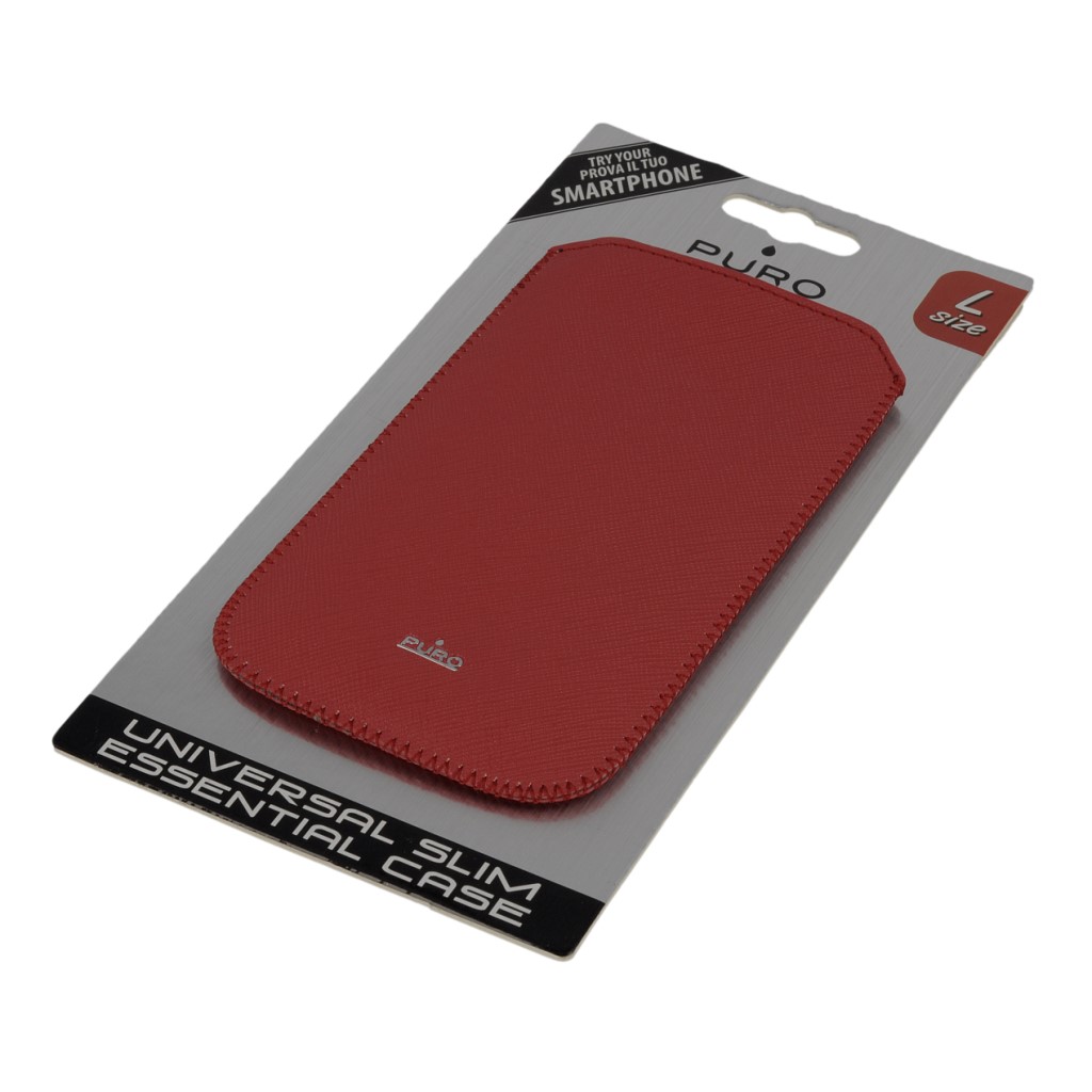Pokrowiec etui PURO Essential Slim czerwone SAMSUNG Galaxy S III mini VE / 7